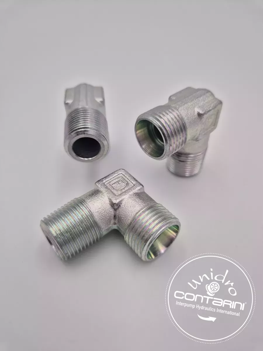 COUDE MALE FILET BSPT CONIQUE 6LL - 1/8 CONIQUE NU