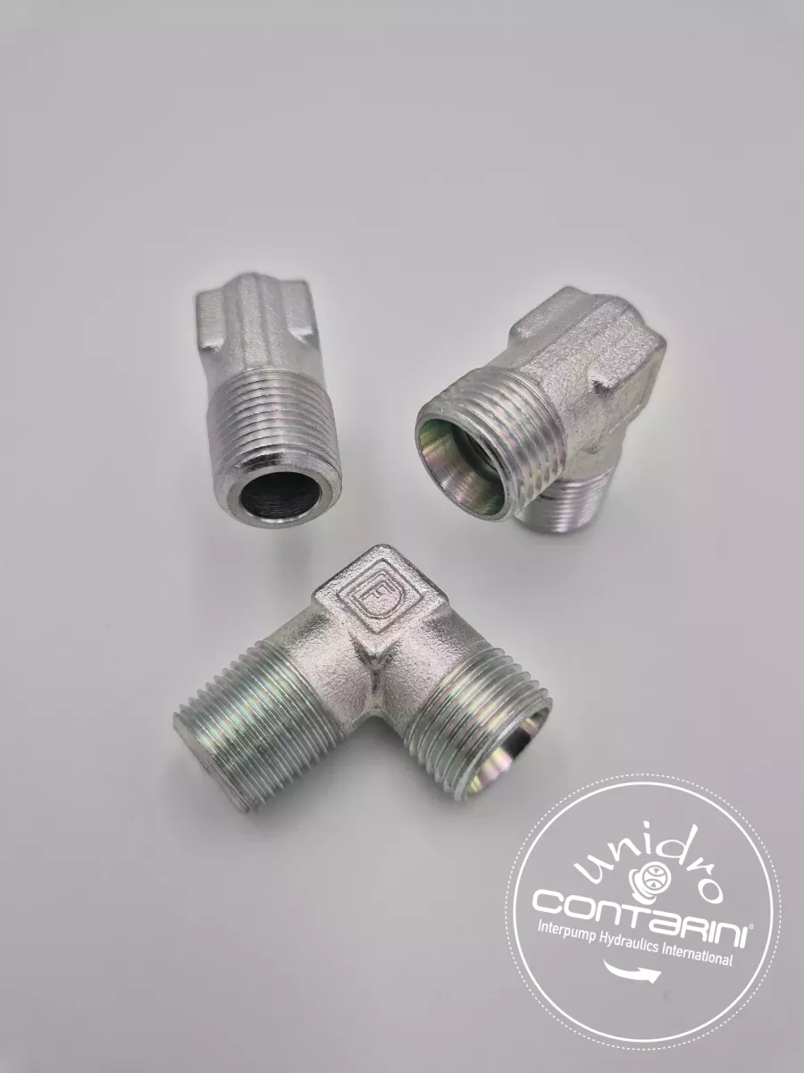 COUDE MALE FILET BSPT CONIQUE 6LL - 1/8 CONIQUE NU