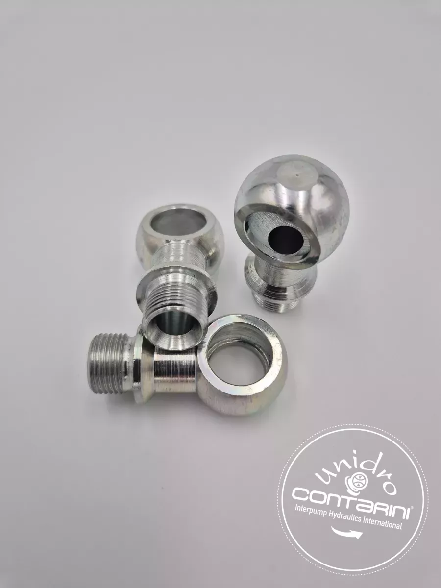 BANJO 1/4" BSP FILETE 1/4" BSP - VERSIONS LONGUE AVEC ARRET