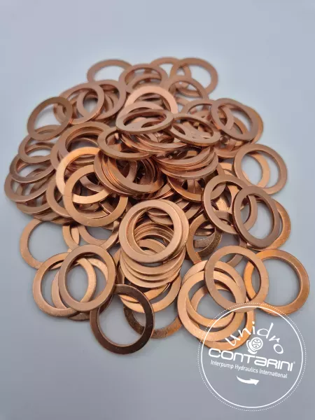 RONDELLE CUIVRE DIAM. 33 x 27 x 1.44 -  3/4"