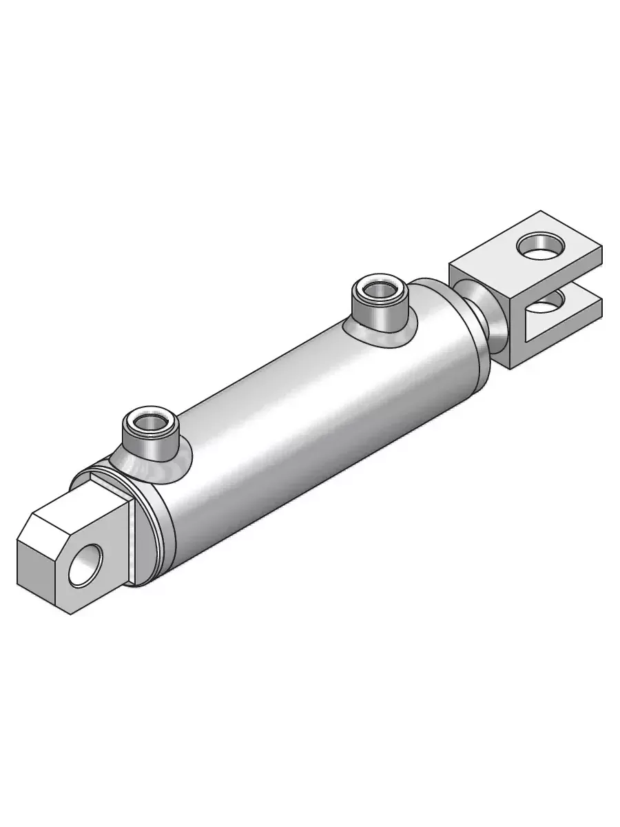 VERIN D.E. 42/32 x 20 - C: 50mm - FOND: COF 16 + TIGE: CFS 16