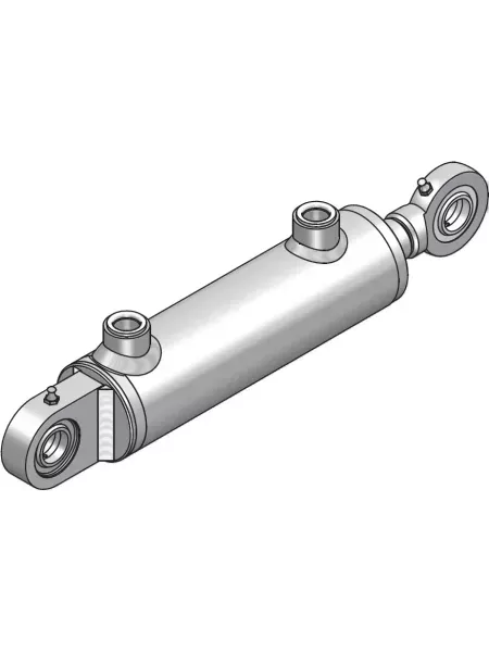 VERIN D.E. TYPE HMB 50/40X25 C: 100 mm. - FIXATION : TS16C + TS16N00