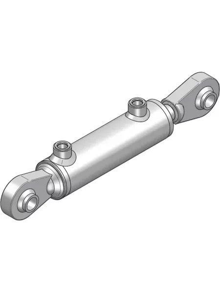 VERIN D.E. 92/80 x 40 - C: 200mm - SR10810 SUR FOND ET TIGE