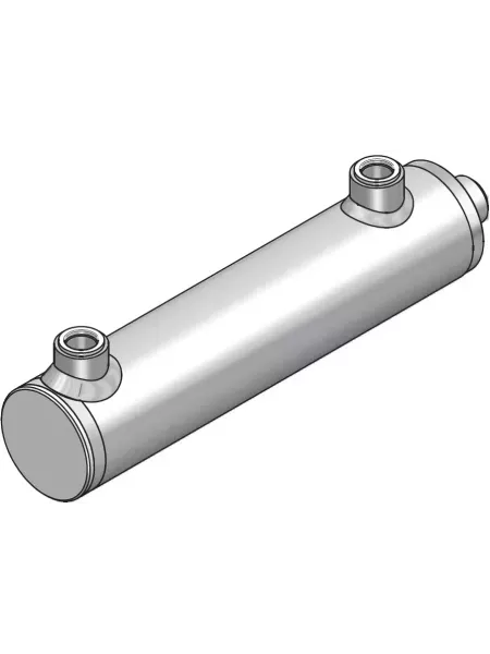 VERIN D.E. 92/80 x 40 - C: 250mm - SANS FIXATION