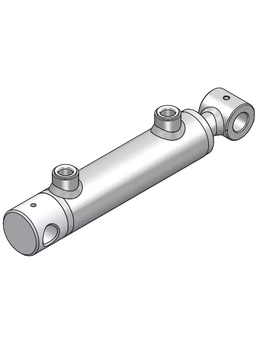 VERIN HFR2 D.E. 92/80X40 C: 500+ CB+ FOND PERCE DEPORT TIGE 70 MM.