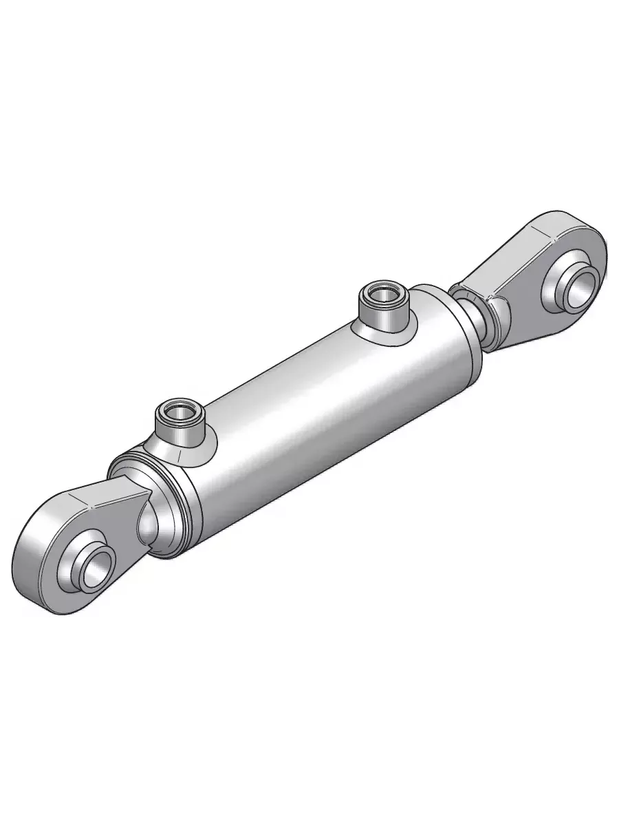 VERIN D.E. TYPE HM1 115/100X50 C: 200 + ROTULE CSR01010820 AVT. ET AR