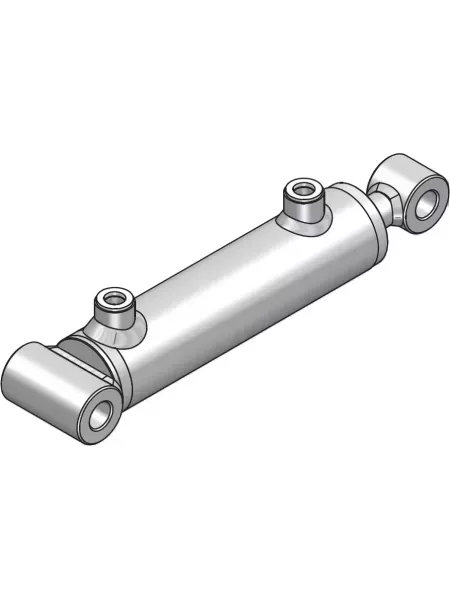 VERIN D.E.115/100 x 60 - C: 300mm + CB40070070 + CB40070130