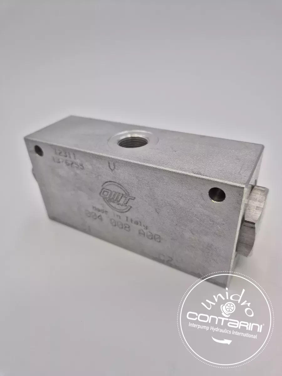 DIVISEUR DE DEBIT 50:50 ALU. -VDF38-C : 24-38 L./mn. 50 BARS-Pmax:210