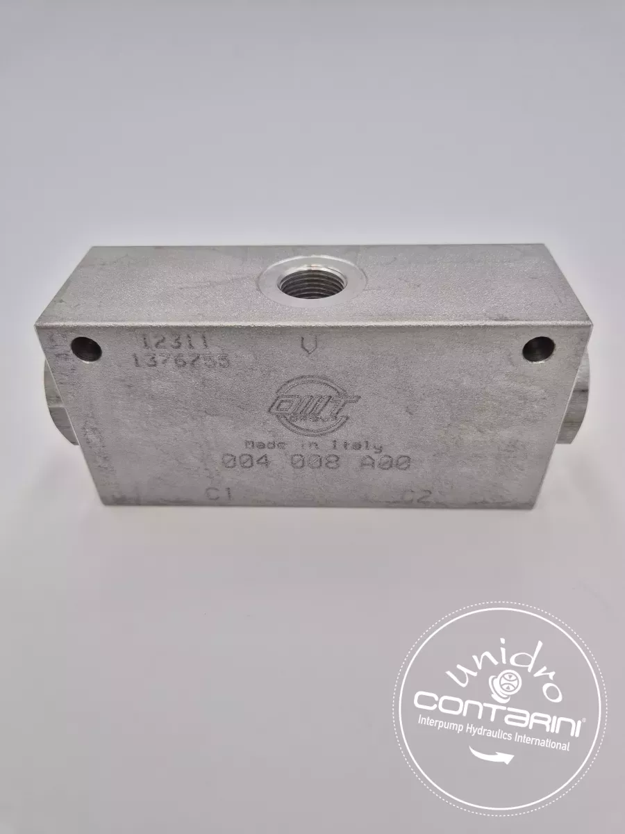 DIVISEUR DE DEBIT 50:50 ALU. -VDF38-C : 24-38 L./mn. 50 BARS-Pmax:210