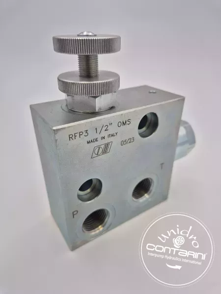 REGUL. DE DEBIT FLASQ. OMS RFP3 1/2" Qmax:60L.mn./REG. 50 L. R./350B