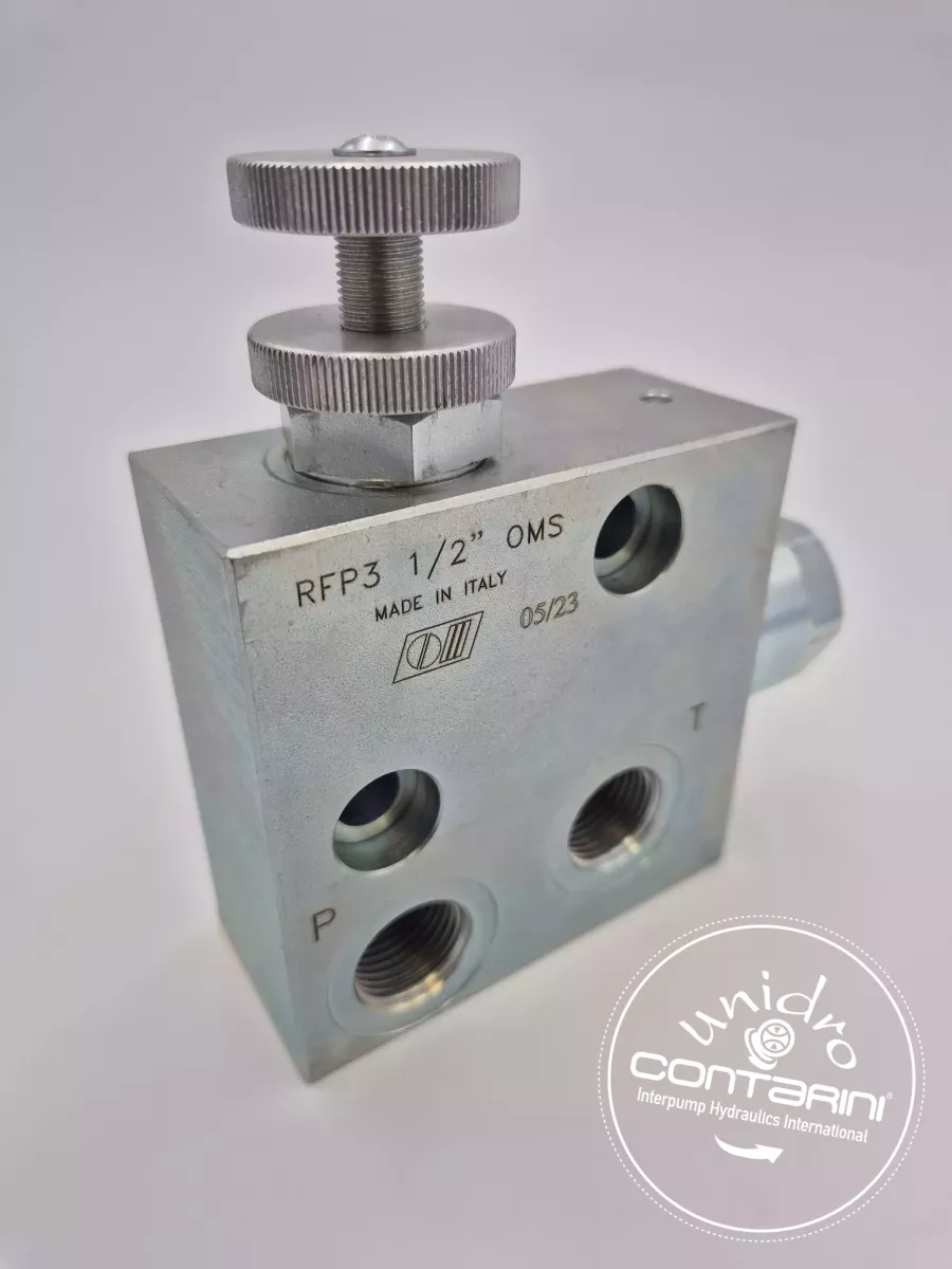 REGUL. DE DEBIT FLASQ. OMS RFP3 1/2" Qmax:60L.mn./REG. 50 L. R./350B