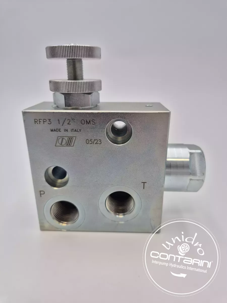 REGUL. DE DEBIT FLASQ. OMS RFP3 1/2" Qmax:60L.mn./REG. 50 L. R./350B