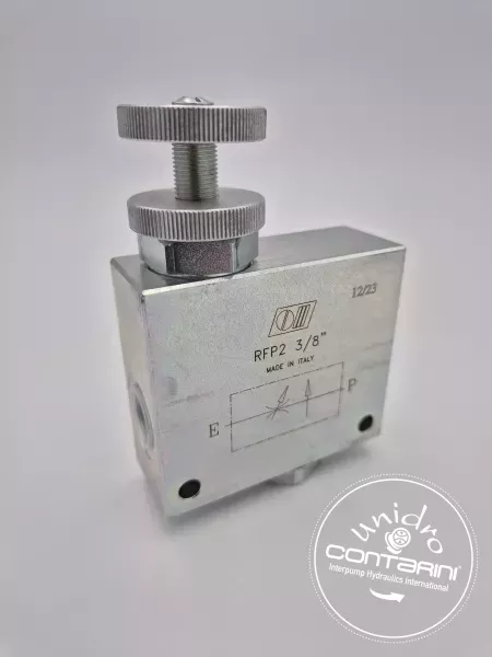 REGULEUR DE DEBIT COMPENSE - 2 VOIES - RFP2 - 3/8" - 30 L./mn. -350 B