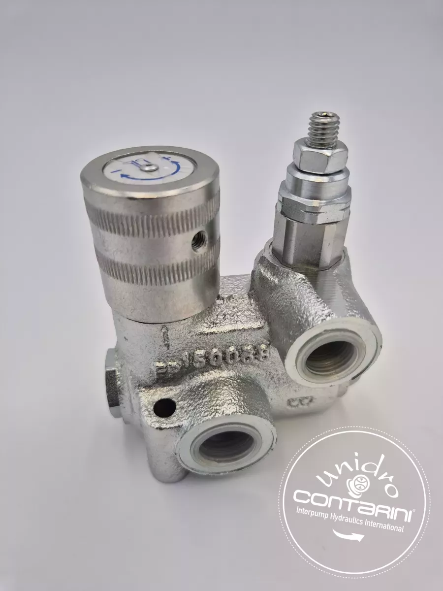 VALVE PRIORITAIRE + LIMITEUR DE PRES. RF 40 PV GU1/2" -