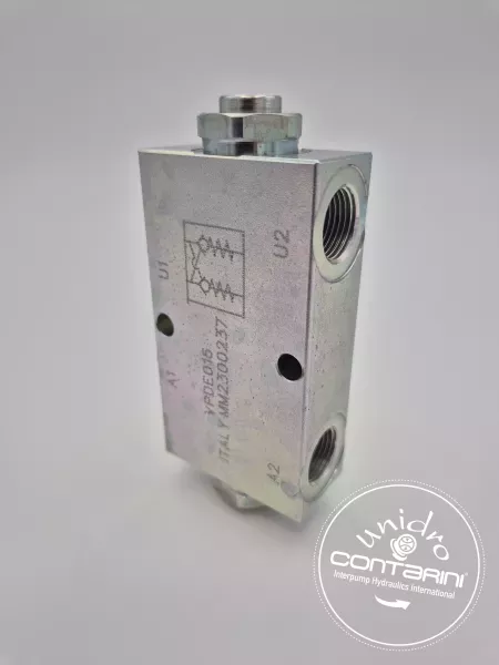 C.A.R. PILOTE EN LIGNE D.E. 3/8" -VPDE 020- Rp.:1:7- P: 350B - ALU-