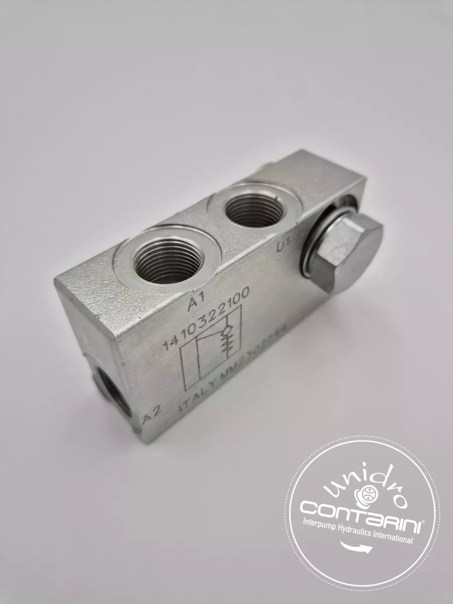 CLAPET ANTI RETOUR PILOTE COMPACT S.E. TYPE VRSE 10 CIL 1/4"