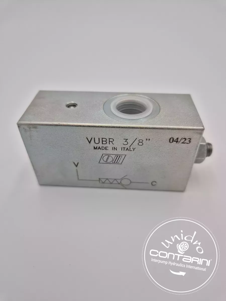 CLAPET PARACHUTE REGLABLE - VUBR 3/8" -REGLAGE EXTERNE